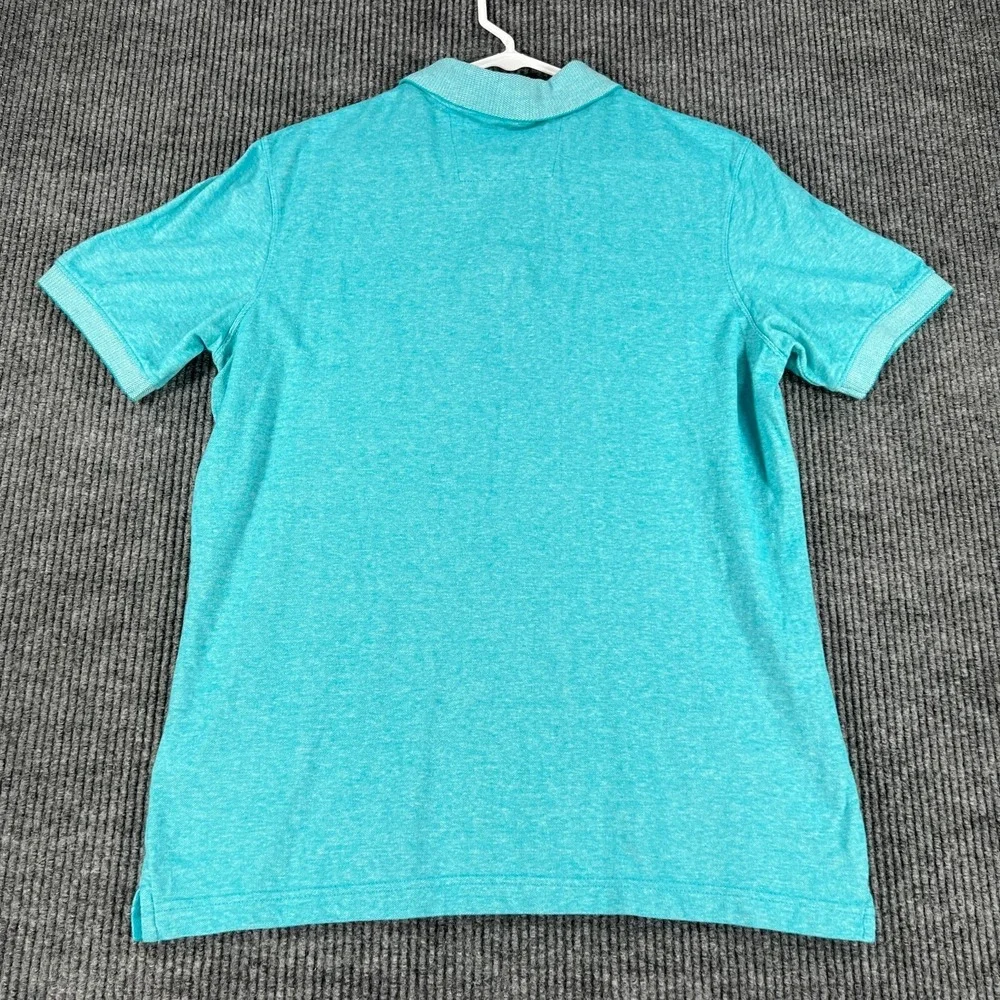 Banana Republic Polo Shirt Mens Large Green Short Sleeve Casual Comfort Light